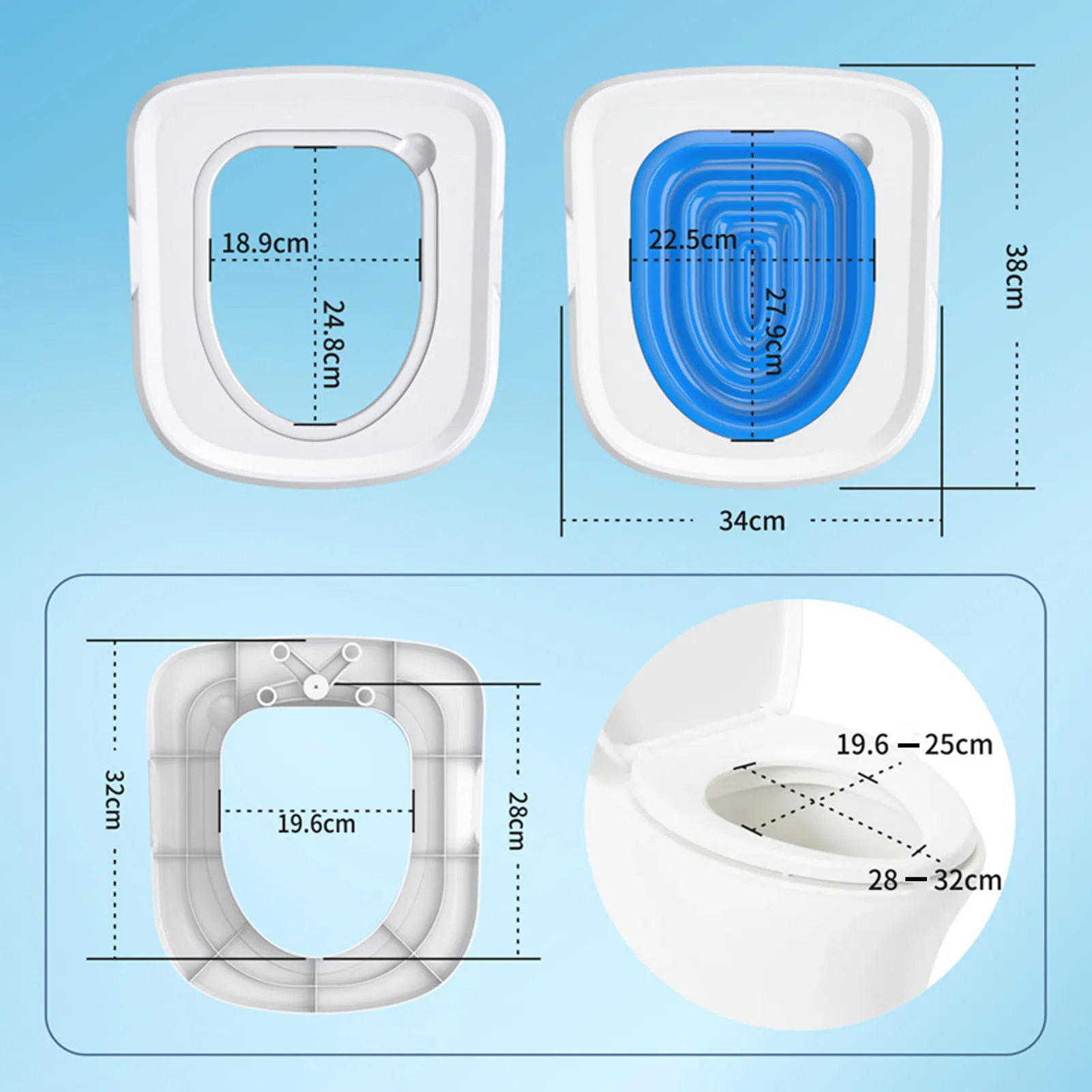 Cat Toilet Training Tool Cat Toilet Training Kit Universal Reusable Environmentally Friendly Trainer for Pet Cleaning