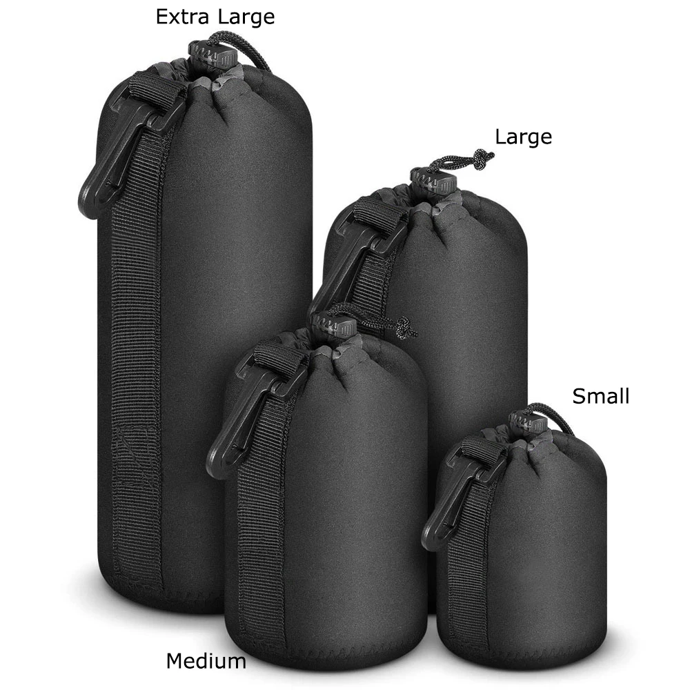 Borsa Per Obiettivo Della Fotocamera Borsa Per Obiettivo Reflex Impermeabile Borsa Con Coulisse Con Gancio Per Custodia A Barilotto Dell'Obiettivo Per