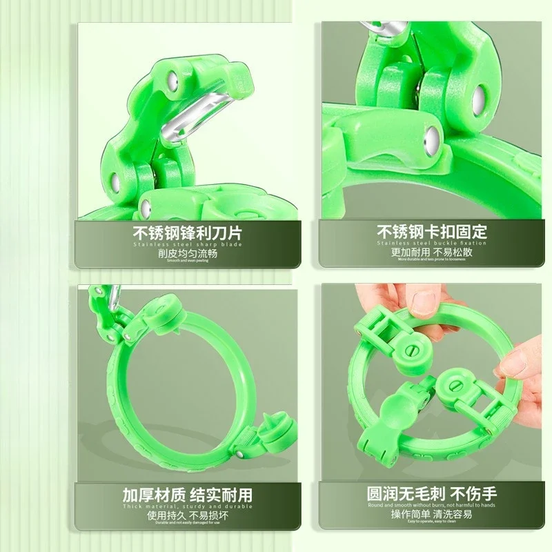 Handheld Rotary Apple Peeler Spiral Slicer Fruit Vegetable Kitchen Gadget Gift Ideas Corer Tool