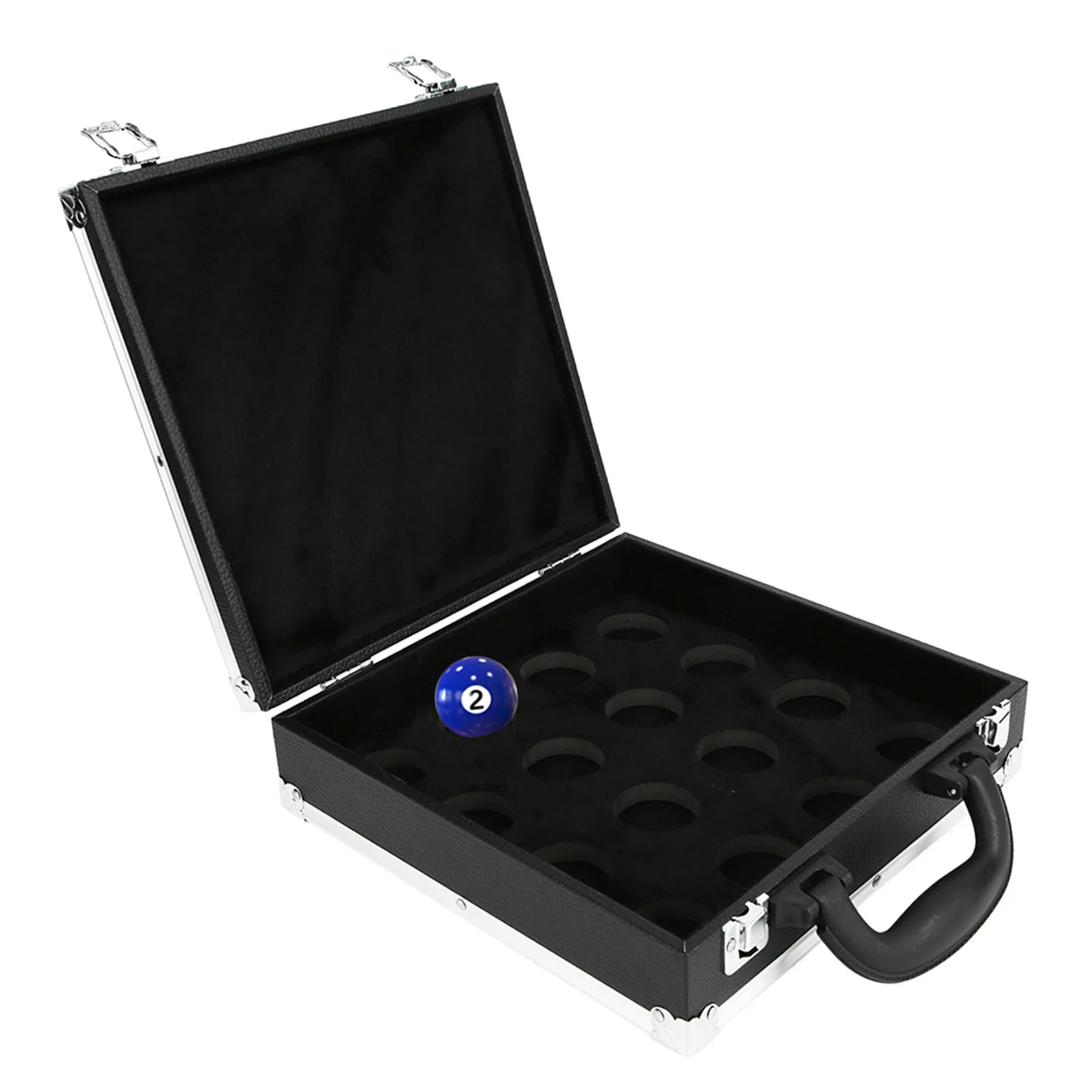 Description Picture 4 of itemSnooker Billiard Balls Storage Box Pool Carrying Case Accessory with Carry Handle