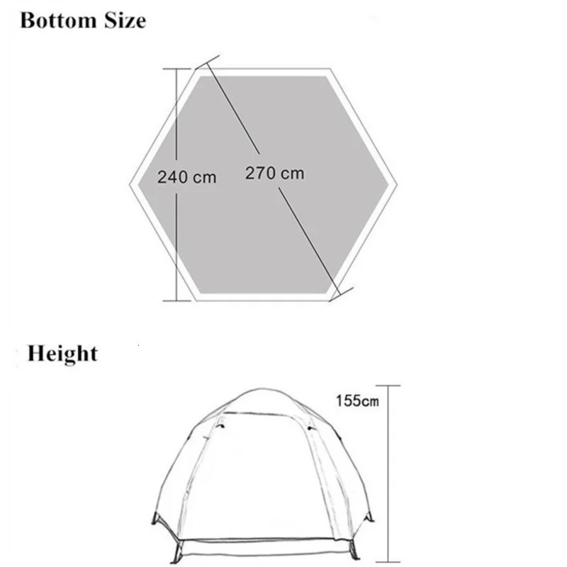 Upgraded 4-6 Person Automatic Camping Tent Outdoor Dual Layer Waterproof Mongolian Hexagonal Yurt Tent Tourist Party Beach Tent