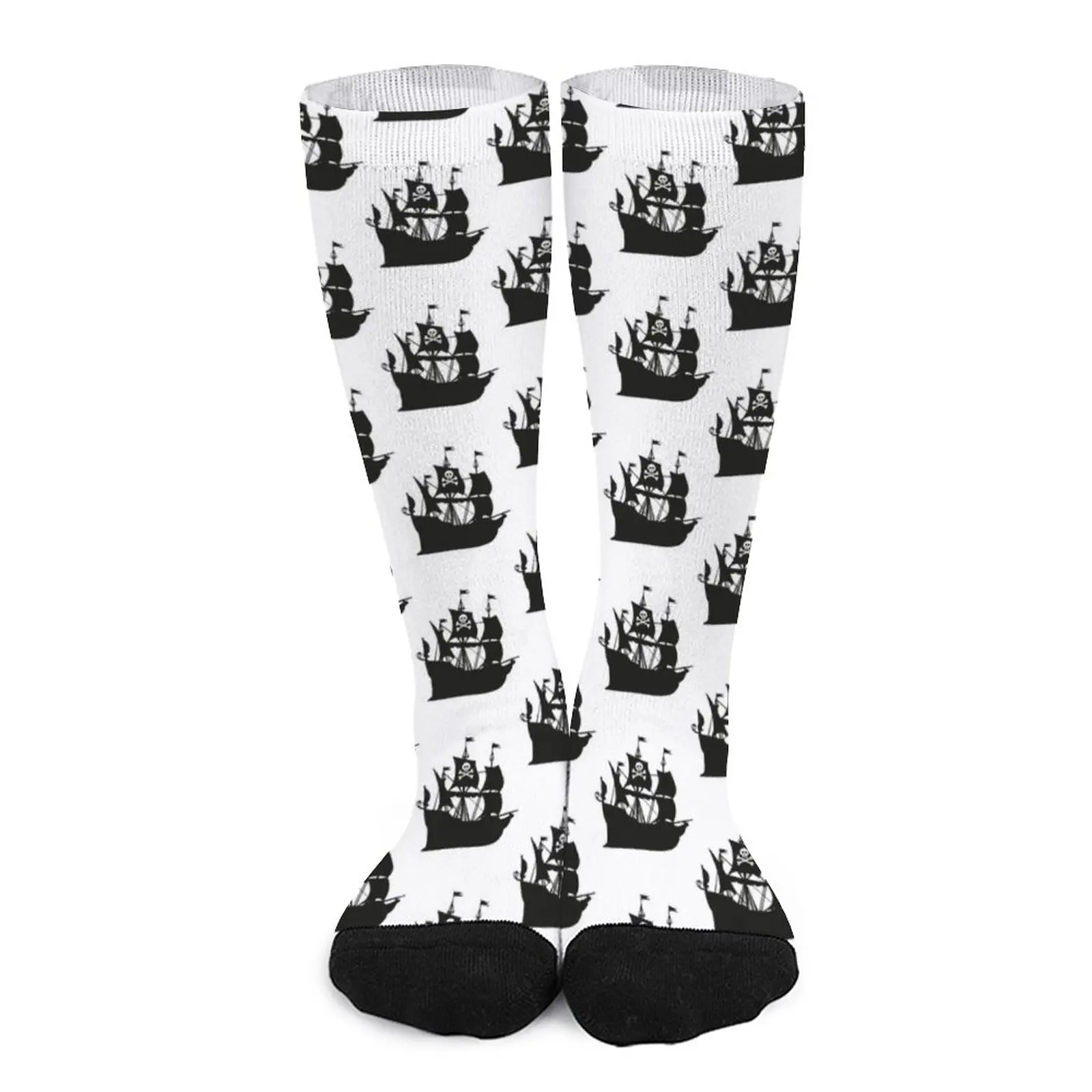 Pirate pirate skull skull pirate ship, ship Socks valentines day gift for boyfriend socks for woman Socks Women the most popular ship of all times titanic socks wholesale snow christmass gift socks for girls men s