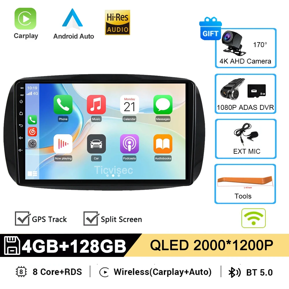 4G-128G CAM DVR