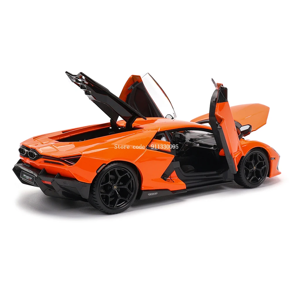 Bburago 1:24 Lamborghini Revuelto Alloy Luksusowy pojazd Diecast Cars Model Kolekcja zabawek Prezent Statyczny model samochodu zabawka dla chłopca