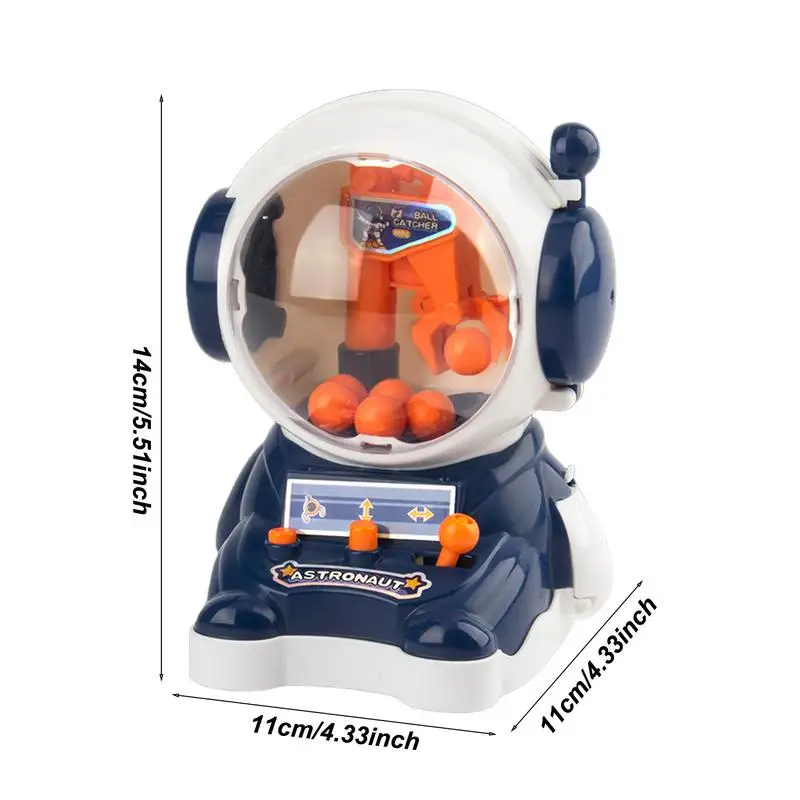 Kids Claw Machine Toys Compact Arcade Game Machine Cute Astronaut Design For Girls Creative Kid Vending Machines Toy For Boys 6
