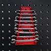 Red Wrench Organizer Plastic Wrench Organizer Tray Sockets Storage Tools Rack Sorter Standard Spanner Holders Wrench Holder 3