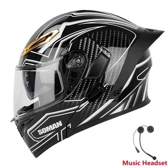 Soman Modular Motorcycle Helmet Women 