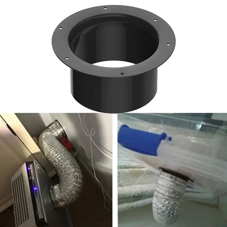 Connettore Per Condotto PVC 150mm - Per Ventilazione, Con Flangia - Foto 6