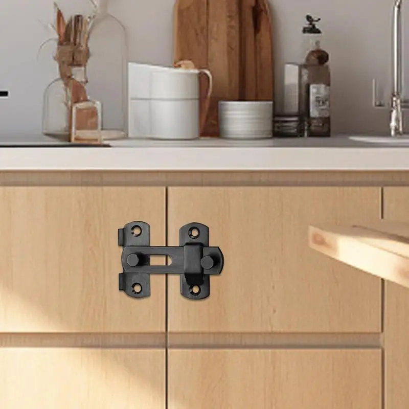 Door Latch Cabinet Latch Steel Barn Door Latch Gate Locks for Child Safety