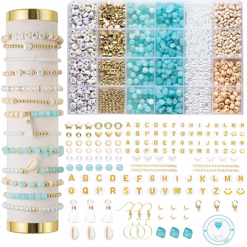 Natural Stone Bead Jewelry Making Kit