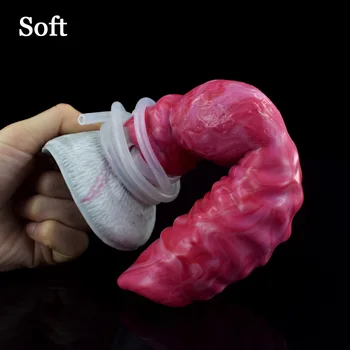 NNSX Ejaculation Dog Knot Dildo Gory High Impact Force Animal Dildo with Suction Cup Sex Toys for Women Masturbators Sex Shop 4
