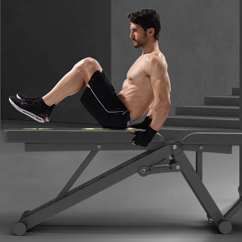 Dumbbell bench Home sit-up aid Men's exercise abdominal muscle bench press Commercial gym equipment chair