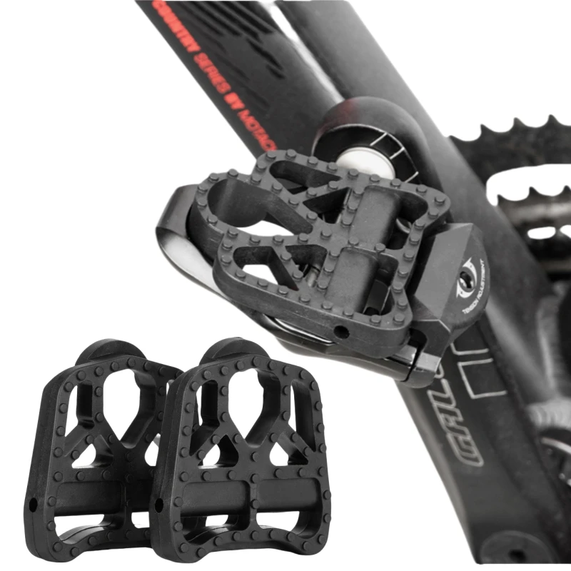 Adattatori Pedali Clipless PROMEND Per Shimano SPD E Look KEO - 2 Pezzi Neri