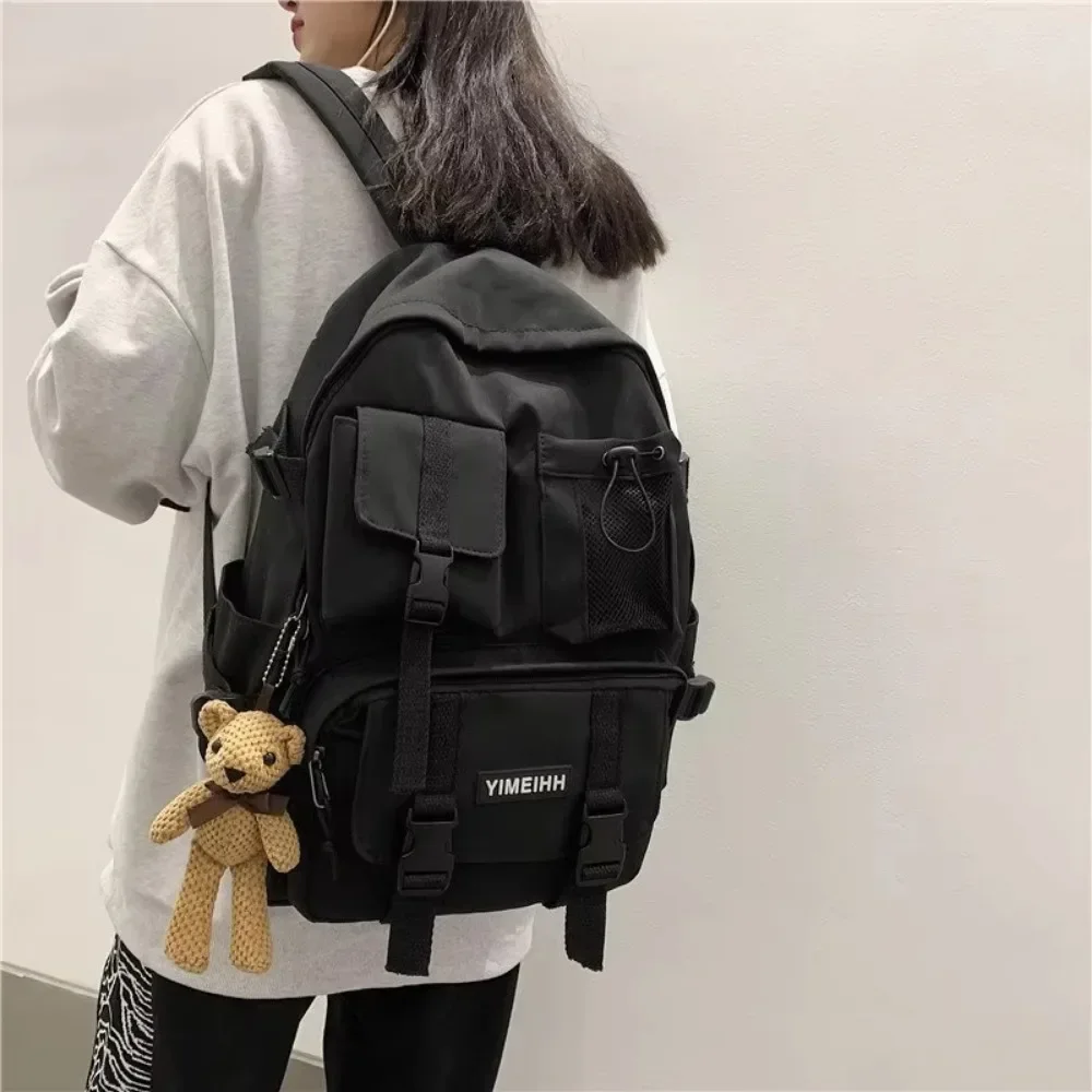 Nylon Backpack for Women & Men, Travel Mesh School Bag, College Laptop Backpack, Cool Fashion Book Bag for Students