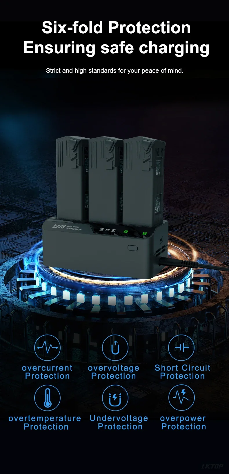 LKTOP 200W Carga Rapida