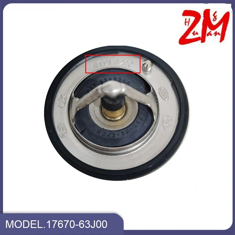 Original 17670-63J00 17670-65D00 Auto Water THERMOSTAT 82 For Suzuki Grand Vitara Kizashi SX4 Swift Jimny Aerio Liana