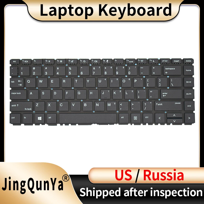 US/RU/Russian Laptop Keyboard For HP Probook 440 445g6 440g7 445g7 zhan66 pro13 14g2 HSN-Q15C HSN-Q21C HSN-Q24C Replacement