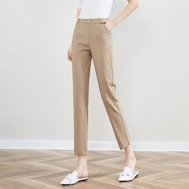 Office Pants Women Clothing  Ladies Slim Fit Formal Pants