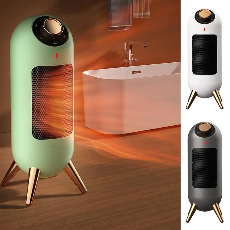 

Electric Heater Fans Portable Hot Air Blower Desktop Fan Heater Low Noise Vertical Indoor Heater Room Warmer Winter Supplies