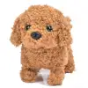 Robot Dog Electronic Dog Plush Puppy Jump Wag Tail Leash Teddy Toys Walk Bark Funny Toys For Children Birthday Gift 1