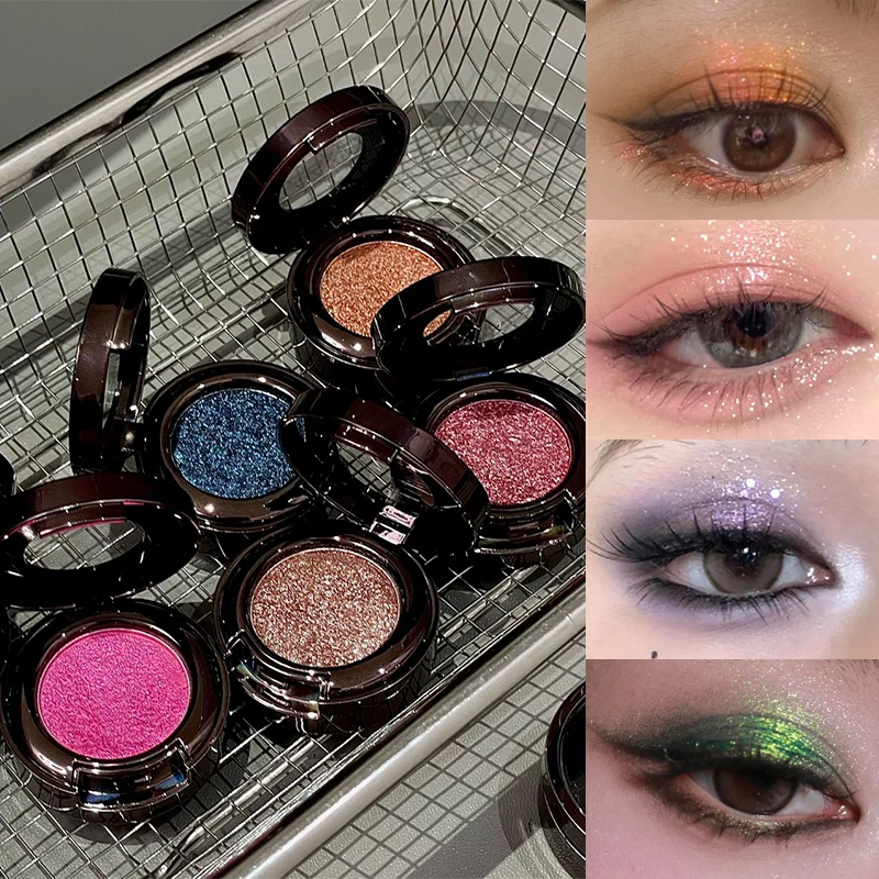 Chamäleon Lidschatten Palette Dunkelgrün Perlmutt Glitzer Make-up_voghion.com