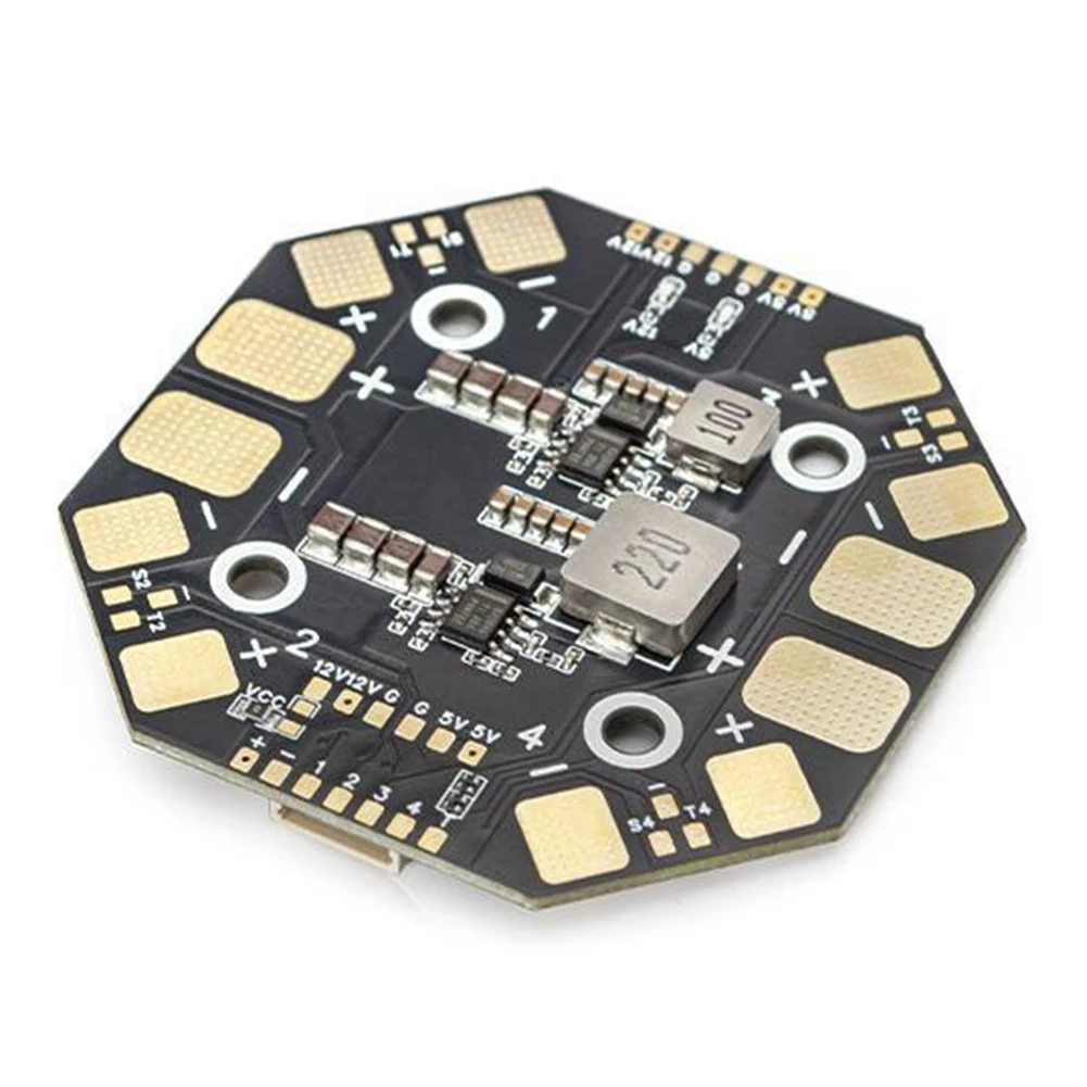 A46M-PDB400A 4- 12S 400A PDB 배전반 400A 전류 센서 4- 12S 30.5Mm FPV 쿼드콥터 고정 날개 모델 항공기용