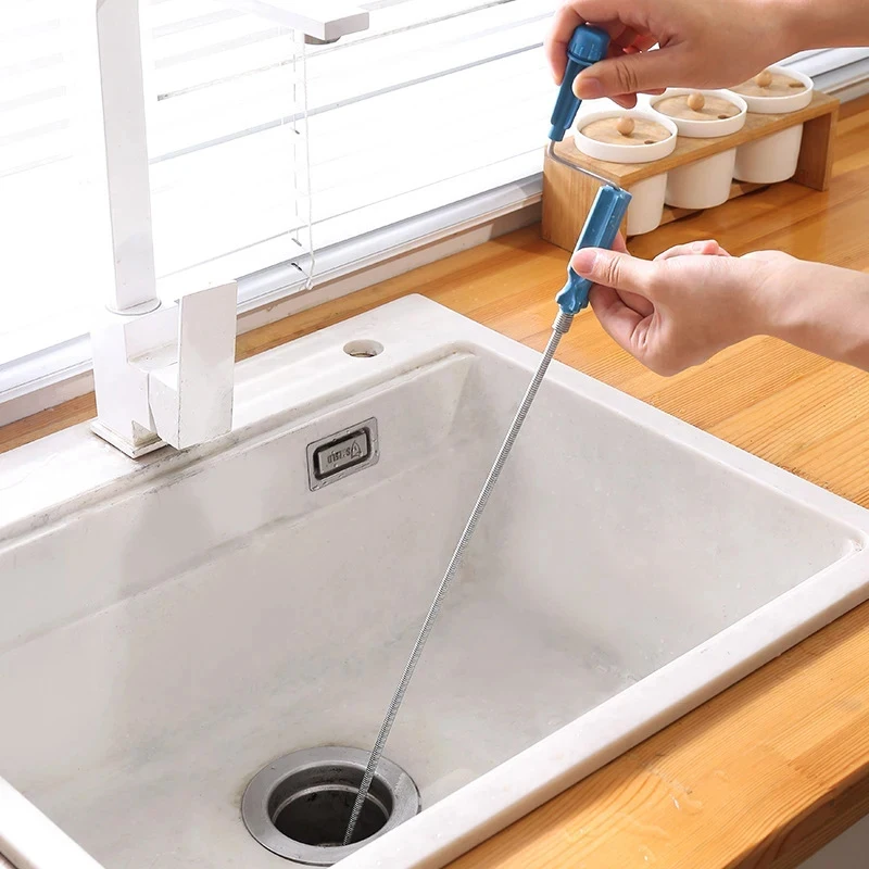 Multifunctional Sewer Unclogger 1.5-5m Pipe Flexible Metal Spring Sink Dredge Auger Plumbing Toilet Floor Drain Unclogger Tool