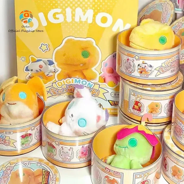 Digimon Adventure Blind Box Moe Beast Series Plush Toys Kawaii Mystery Box Cute Anime Plush Toy Room Ornament Birthday Toy Gift 2