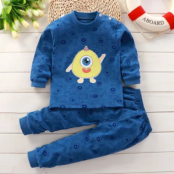 Kids Autumn Long Sleeve Pajama Set 1