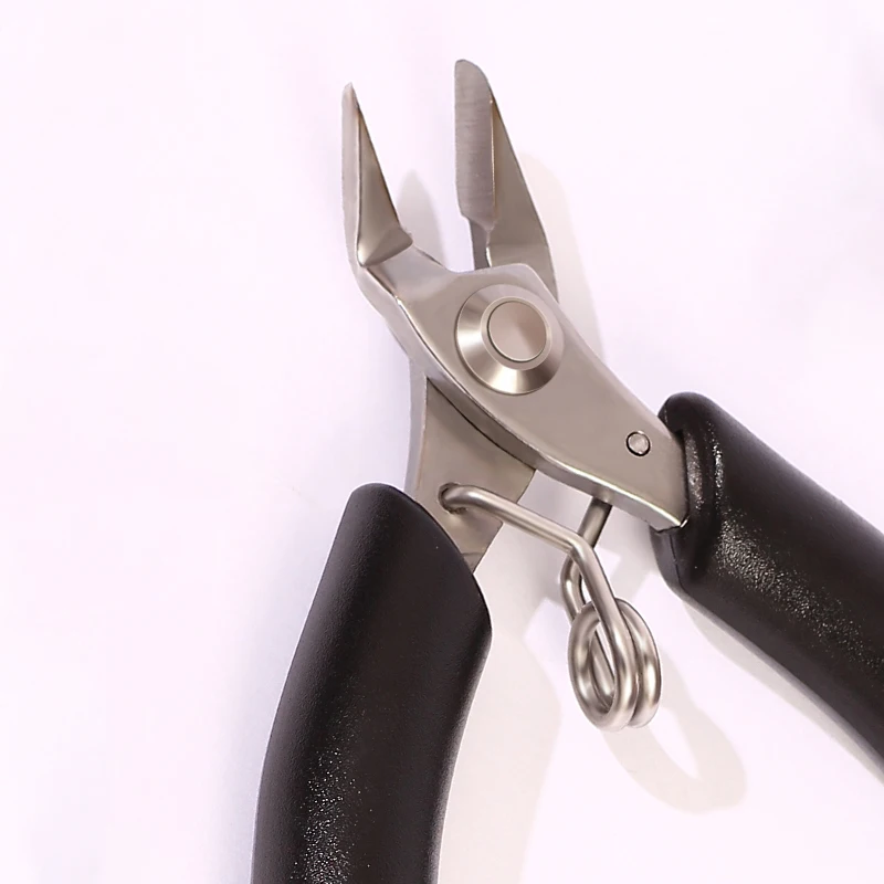 스테인리스 스틸 핸들 미끄럼 방지 쥬얼리 도구 펜치, DIY 쥬얼리 제작용 날카로운 코 펜치, 수리 액세서리