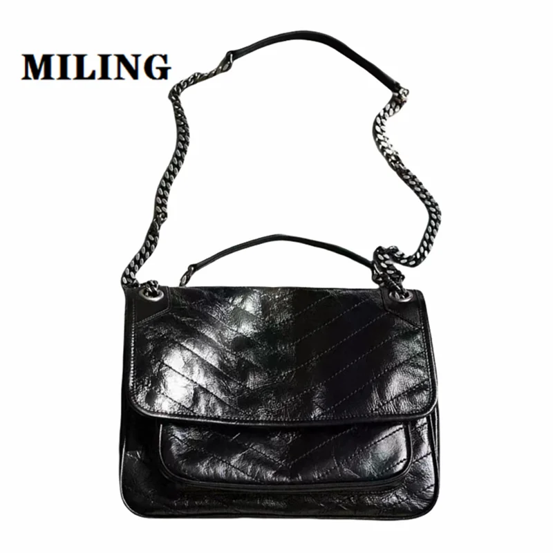 

Women Chain-Link Medium Shoulder Bag Ladies Fashion Underarm Bag 2024 New Popular Commuting Messenger Bags Casual Tote Bags