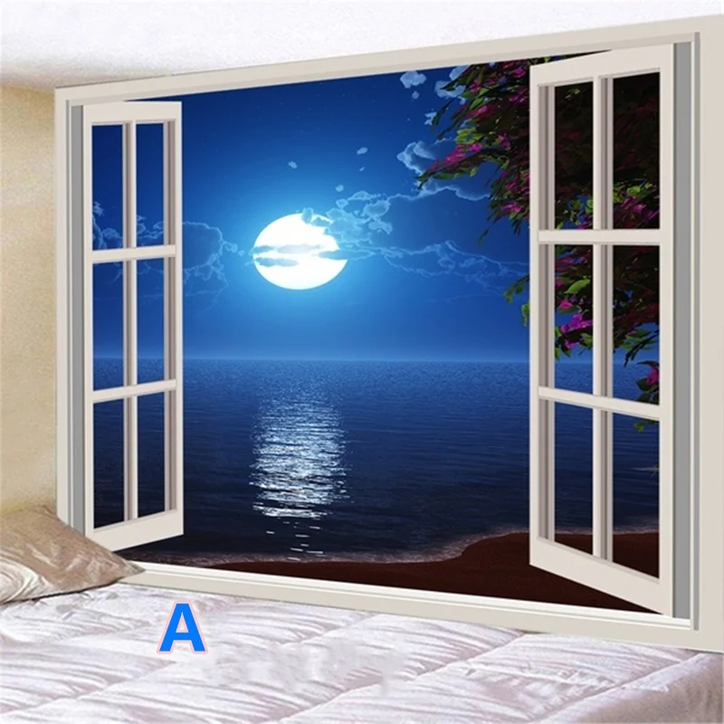 

Красивый гобелен с 3D принтом, для спальни, гостиной, декоративная фоновая ткань