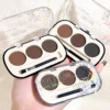 Three-color eyebrow powder pan eyebrow cream lasting waterproof and sweat-proof beginner eyebrow powder female 6