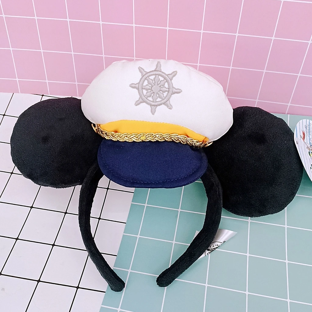 

Cartoon Sailor Yacht Hat Shape Headband Hair Hoop Carnival Performance Headpiece Festival Party Costume Props Unisex