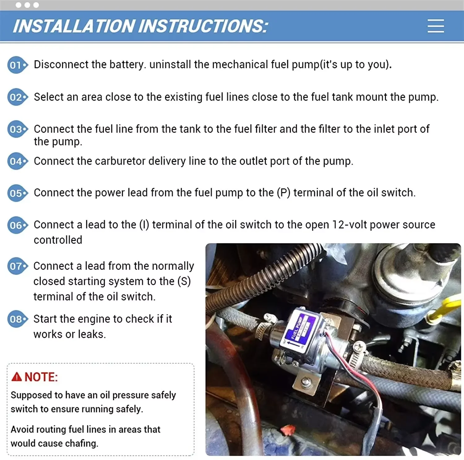 รูปสินค้า ปั๊มน้ำมันอเนกประสงค์ ใช้ได้ทั้งดีเซลและเบนซิน 12V