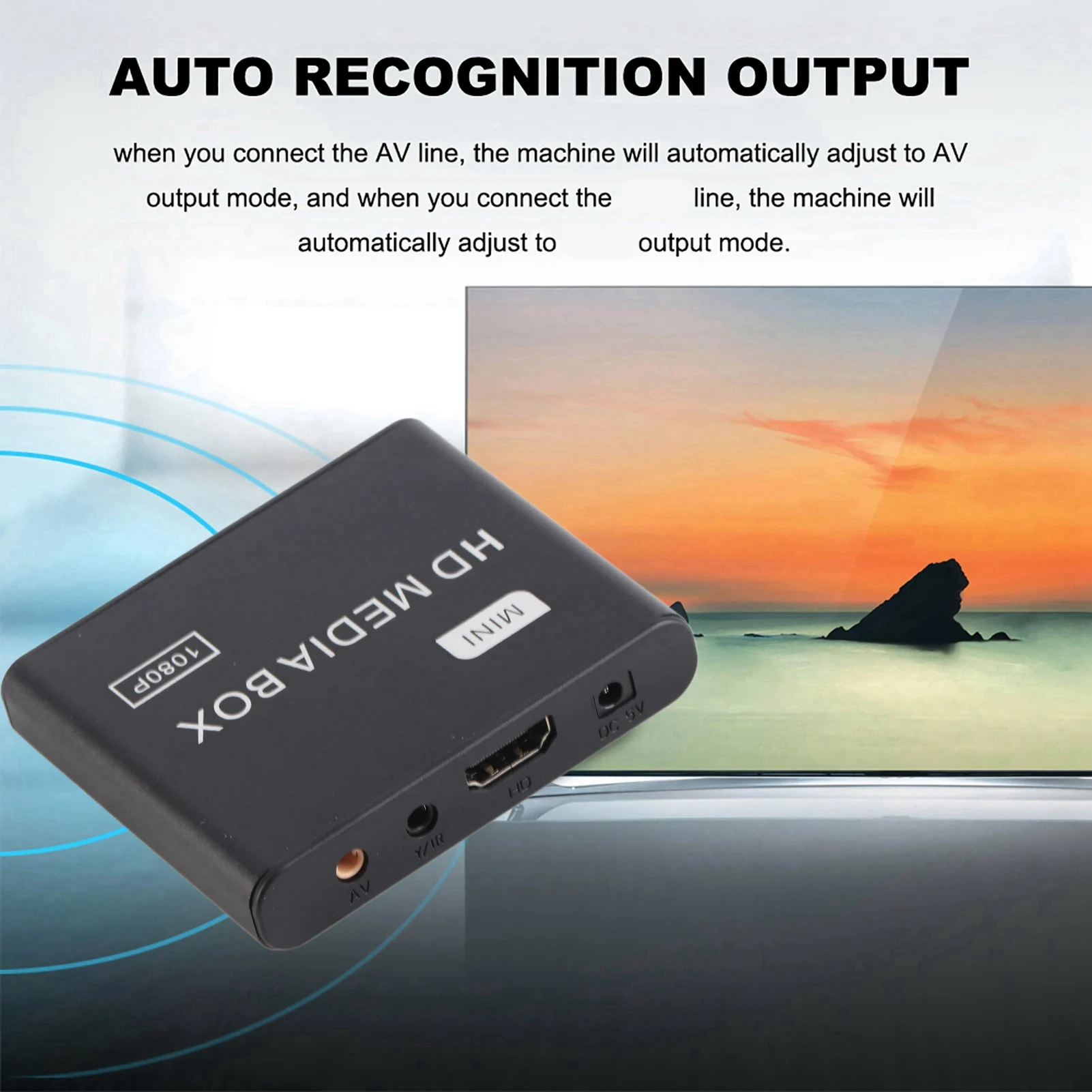 Enhanced Full HD Mini Media Player with Universal Format Support