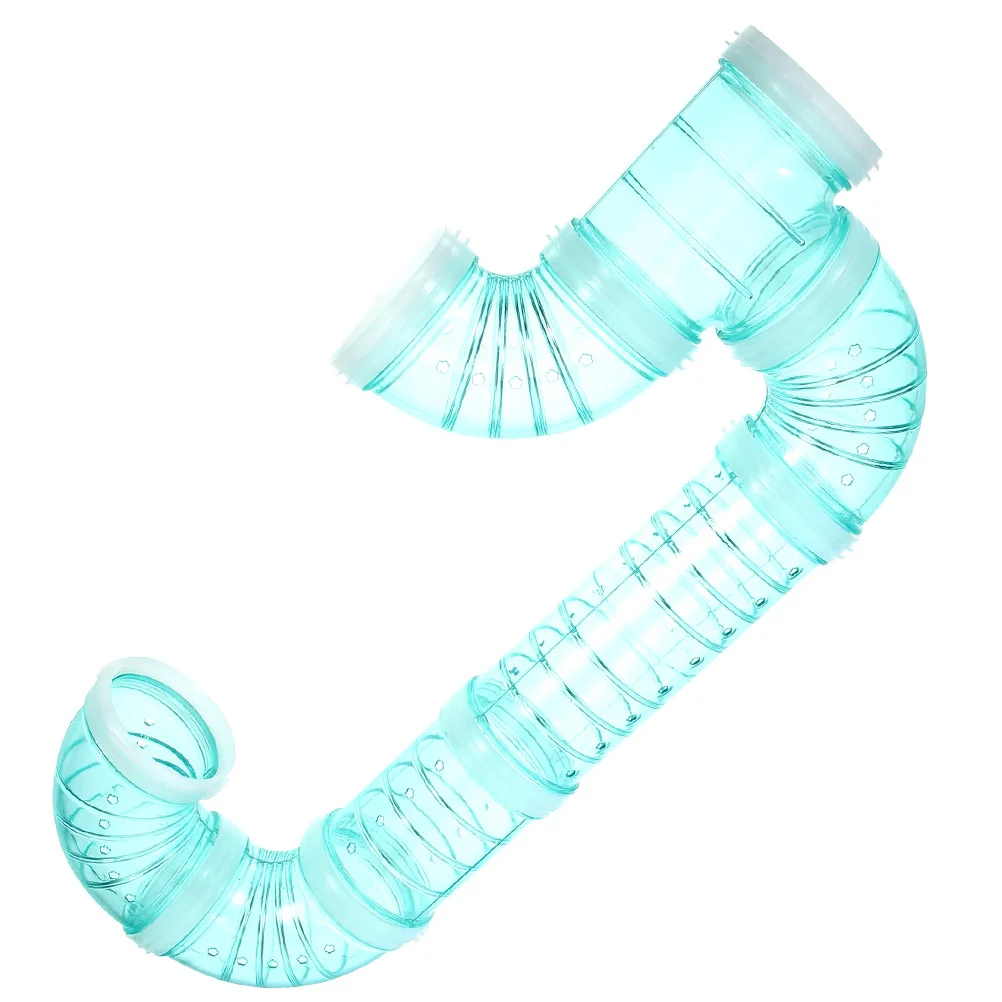 

3 Sets Maze Cage DIY Hamster Tube Toy Tunnel Stitching Connector Plastic External