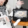 Fashionable DIY Tote Handbag Transparent Itabag Sweet Cute Lolita Shoulder Crossbody Bag Detachable Black Backpack 3