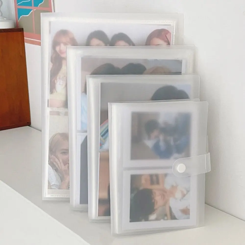 1Pcs Neue Kreative Sammeln Buch Fotoalbum PVC 80/160 Slots Bild Karte Halter Transparent 3/4/5/6/7 zoll Photocard Halter – Detail 14