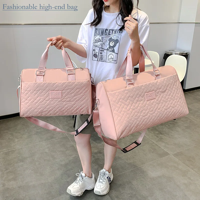 2024 new women Trendy For Short Distance Travel Durable Oxford Cloth Men's And Women's Diagonal Handbag Capacity Bag