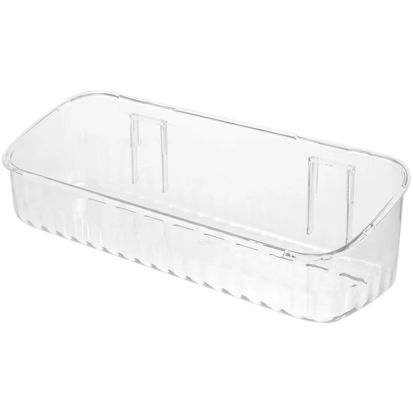 

Bathroom Wall Organizer Transparent Storage Holder Punch-free Bathroom Wall Hanging Storage Stand