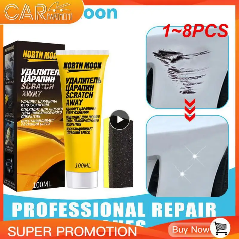 

1~8PCS Car Styling Cream Scratch Repair Kit Auto Polishing Grinding Paste Paint Cleaner Polishes Care Set Auto Fix