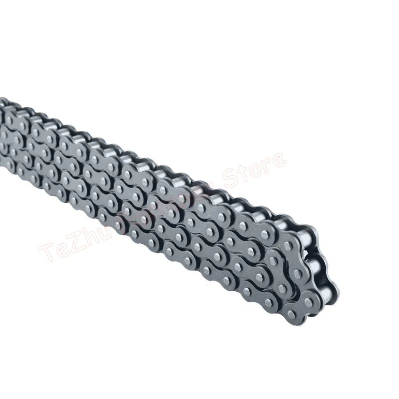 0.5/1.5/5Meter 04C Roller Chain / Chain Links Connector Industrial Transmission Full / Half Links Carbon Steel