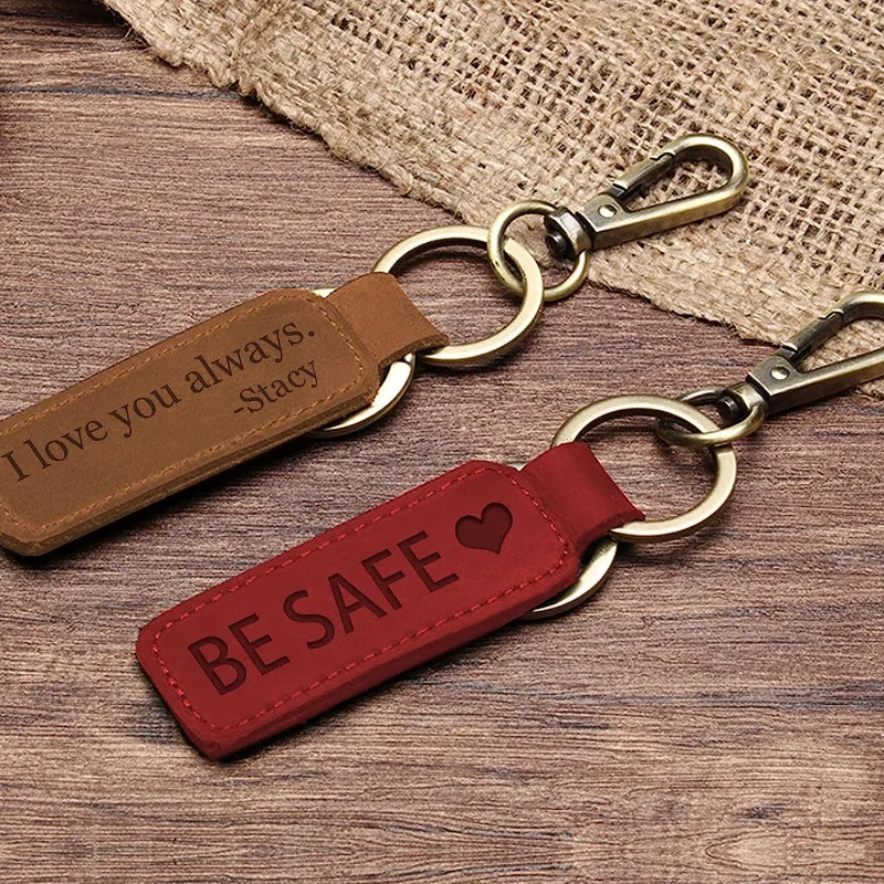customized vintage pu leather keychain cowhide laser engrave key chains ring for men and women retro car keyring gift Customized Car Logo PU Leather Keychain Laser Engrave Retro Vintage Keyring for Men and Women Personalize Key Chain Ring Gift