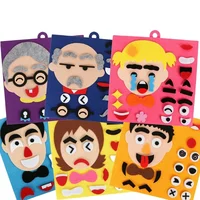 DIY Emotion Change Puzzle Toys Creative Facial Expression Kids Learning Educational Toys For Children Funny Set Fun Gift 1