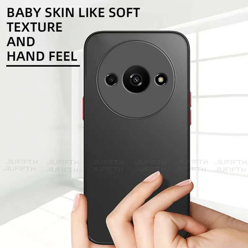 Shockproof Armor Matte Soft TPU Bumper Clear Hard Case Cover