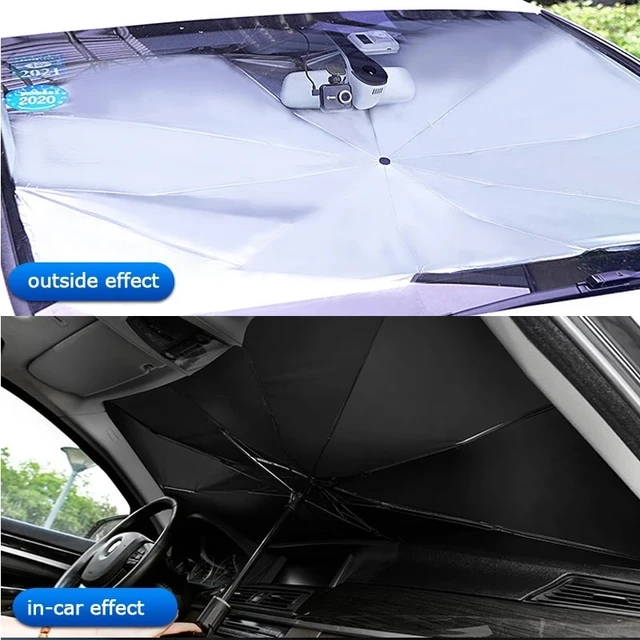 Car front windshield sun umbrella Sun protection heat insulation foldable  convenient suitable for all car auto accessories - AliExpress
