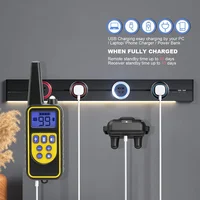 800m Electric Dog Training Collar Detachable Bark Rechargeable Anti Barking Shock Vibration Reflective Collar for All Dogs Pet 4