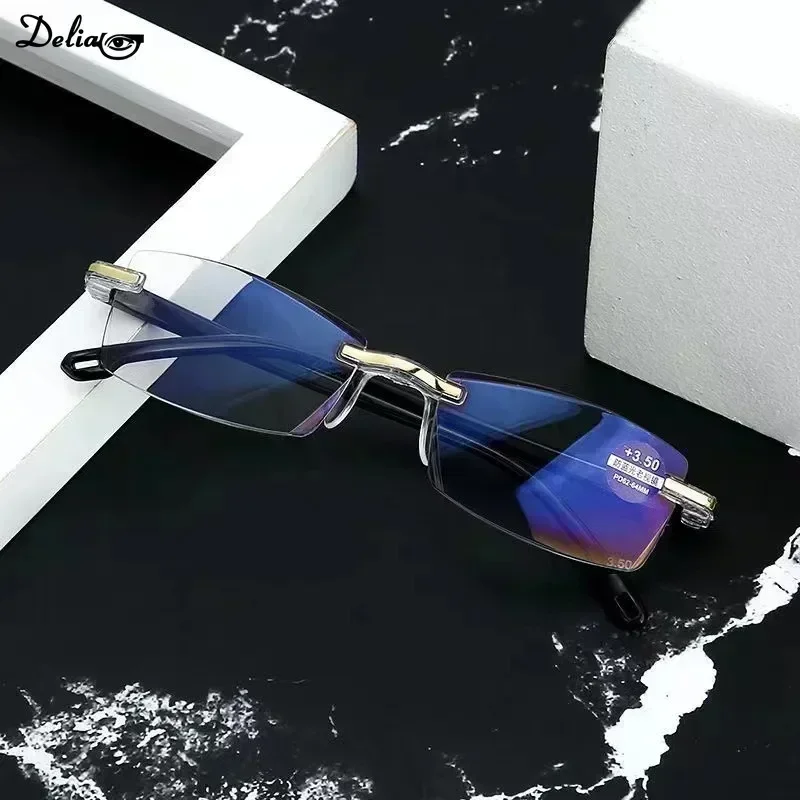Elder Ultralight Reading Glasses for Men Women Retro HD Lens Blue Light Blocking Eyewear Classic Square Far Sight Eyeglasses reading glasses