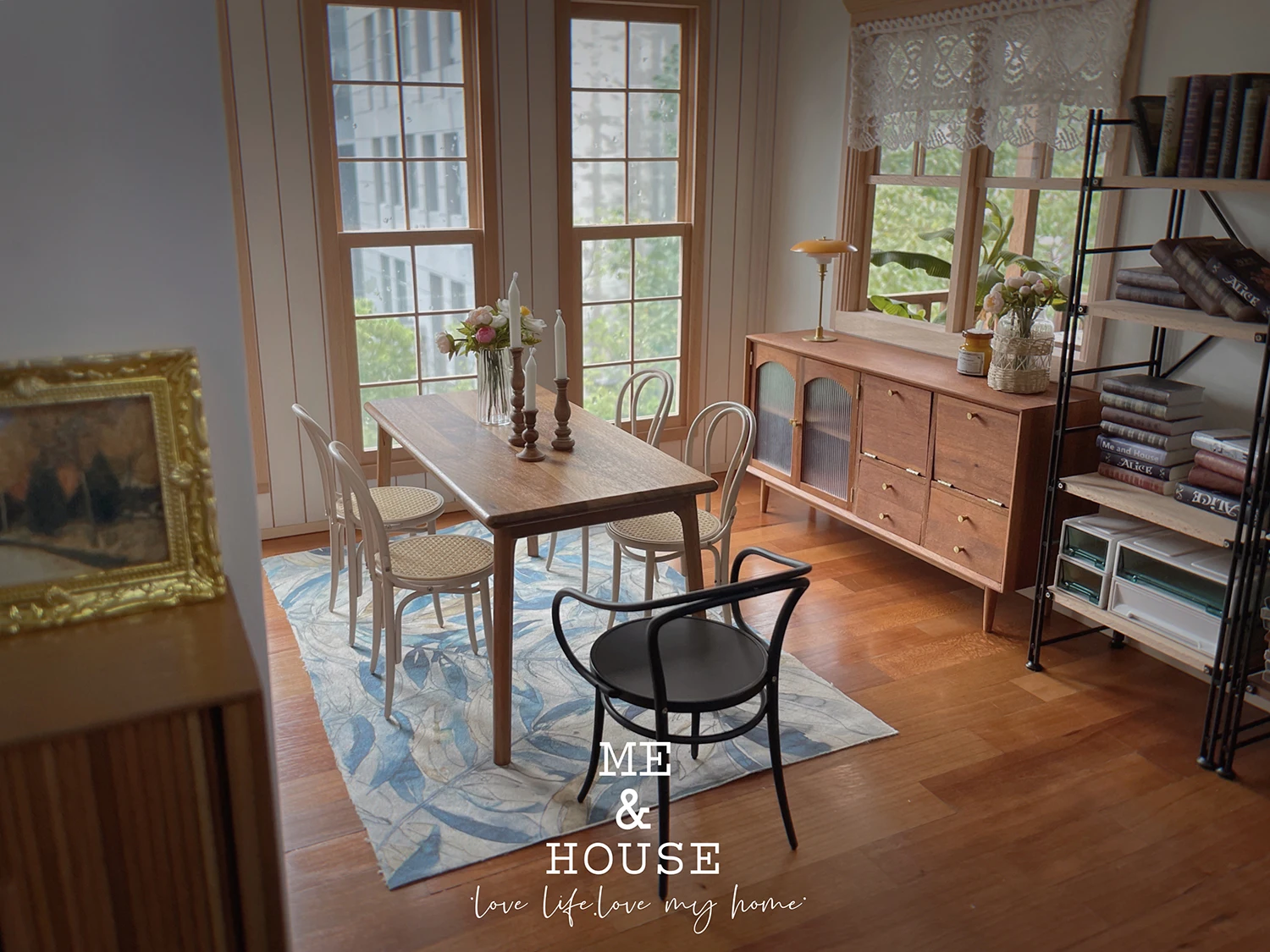 1/6 doll house model furniture accessories mini model Specially made dining chair/armchair 2